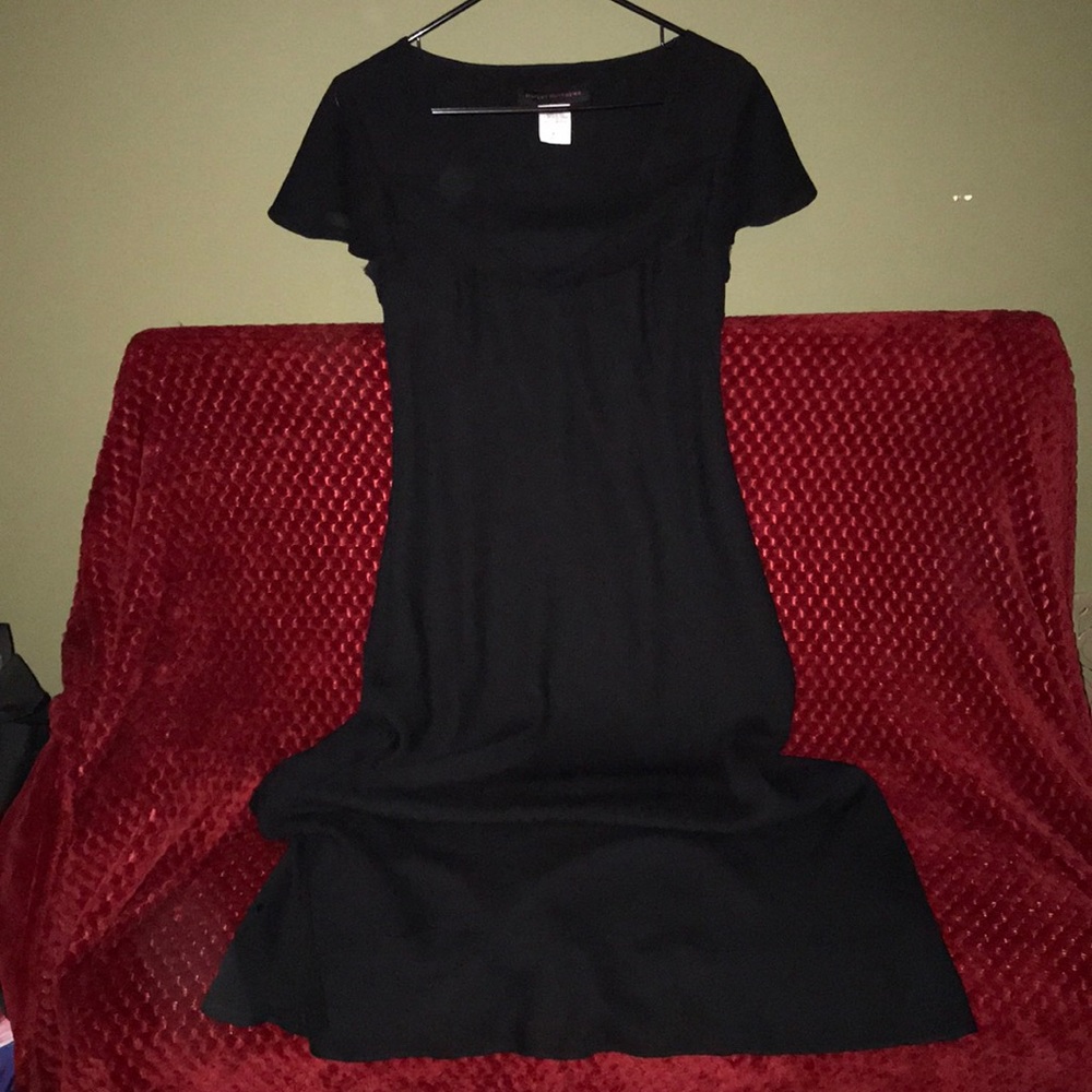 Hayley Matthews Sheer Formal Dress